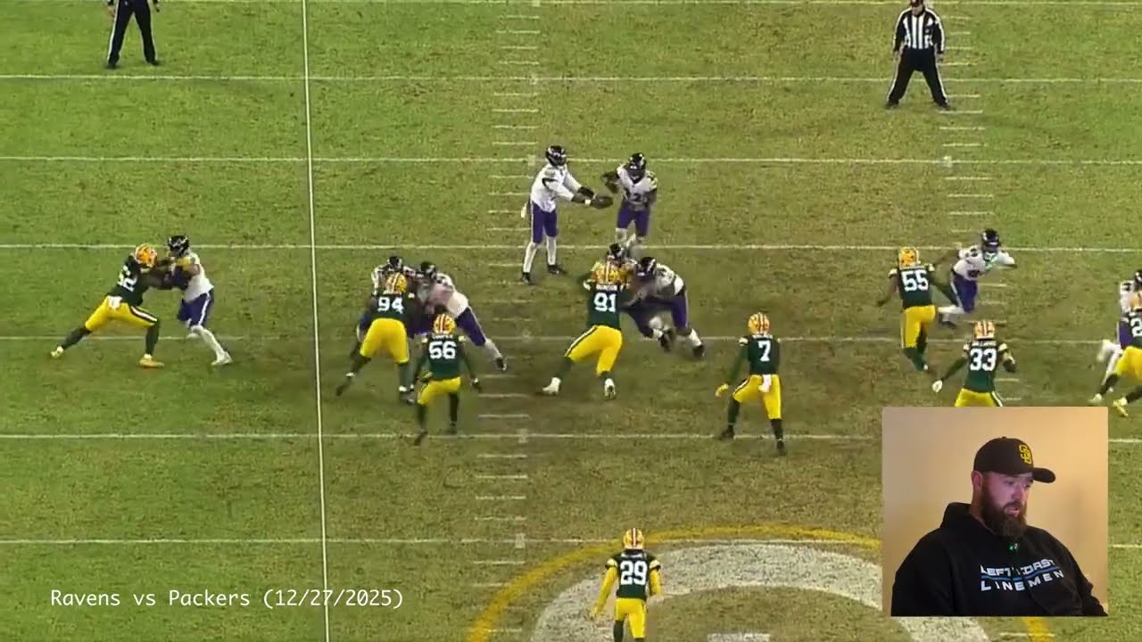 INSIDE ZONE!! - Baltimore Ravens | Week 17 vs Green Bay Packers