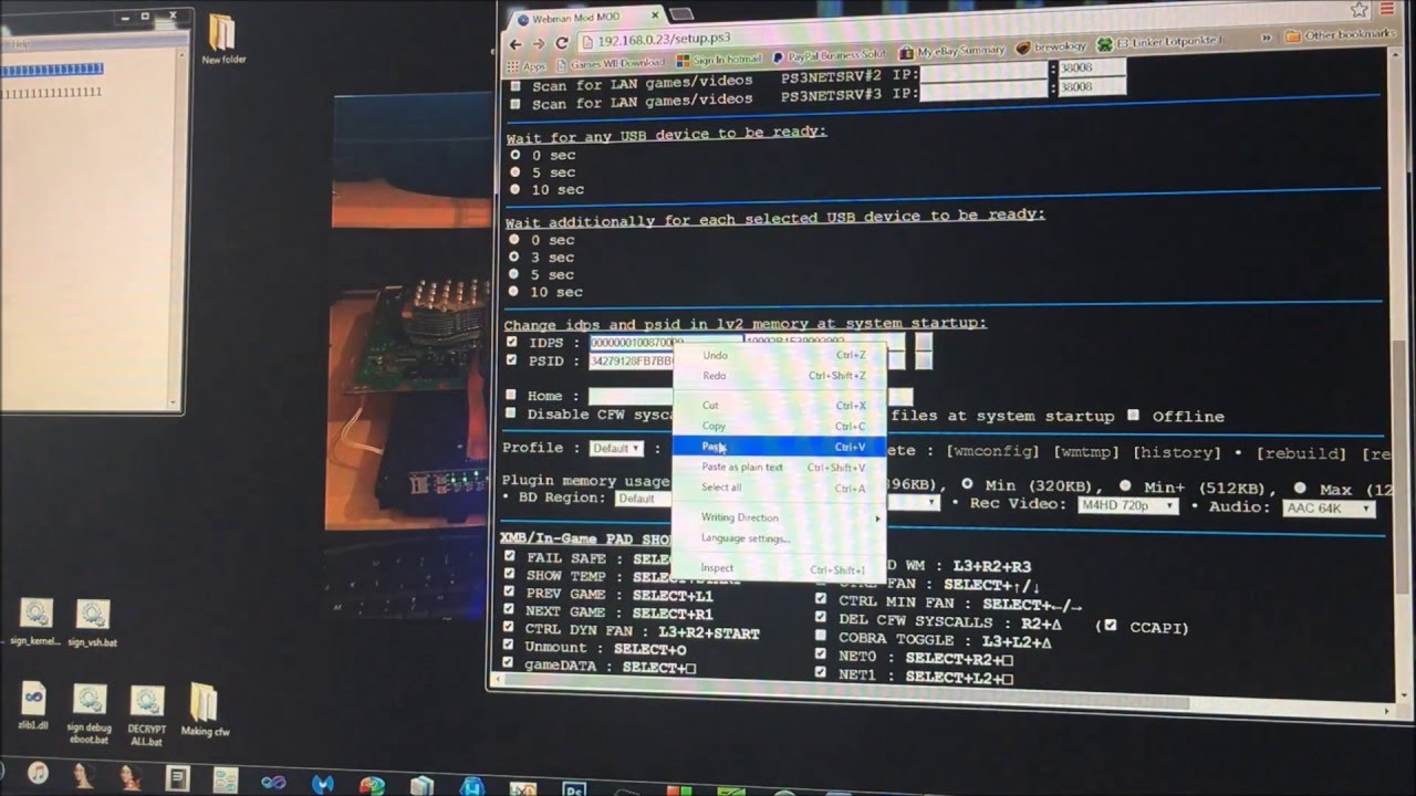 How to set a new cid