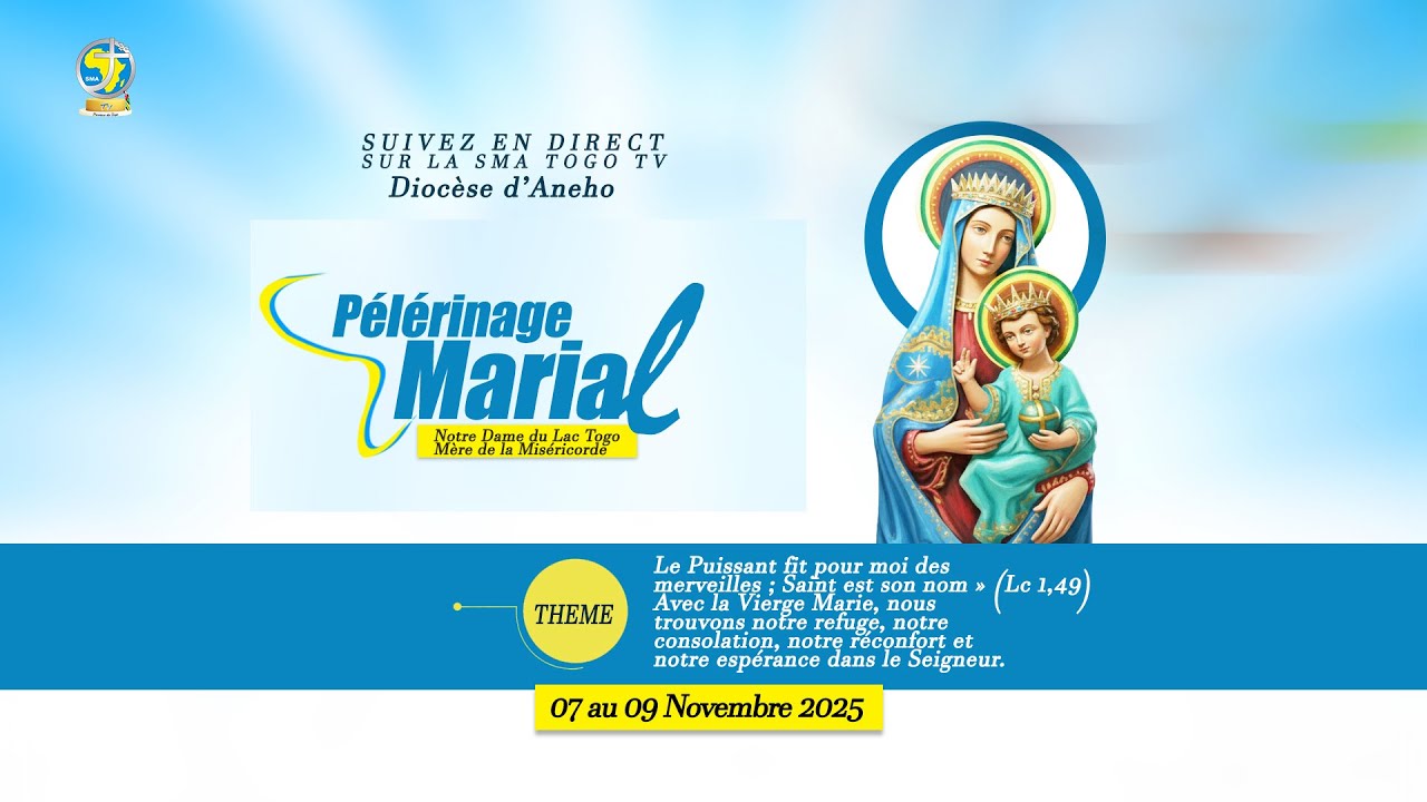 PELERINAGE  TOGOVILLE 2025 // DIOCESE D'ANEHO / MESSE PONTIFICALE CONCELEBREE