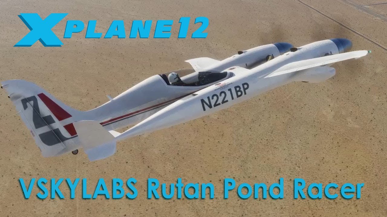 X-Plane 12 - Rutan Model 158 Pond Racer