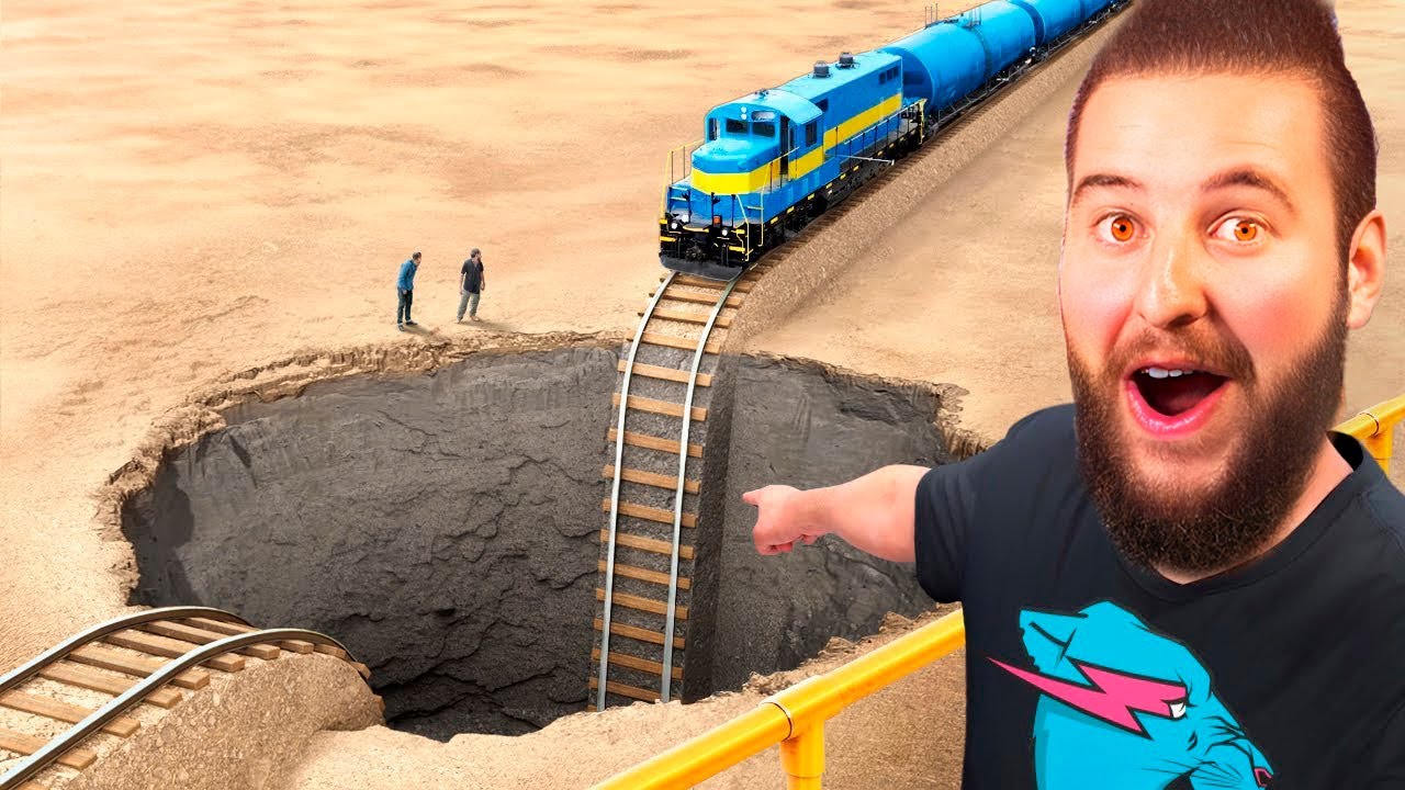 TREN vs AGUJERO GIGANTE| REACCIÓN A MRBEAST