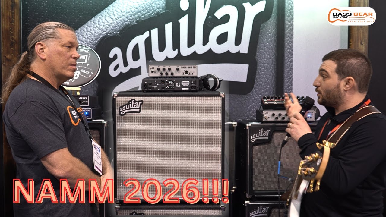 Aguilar Pedals and Combo Amp (Namm 2026)