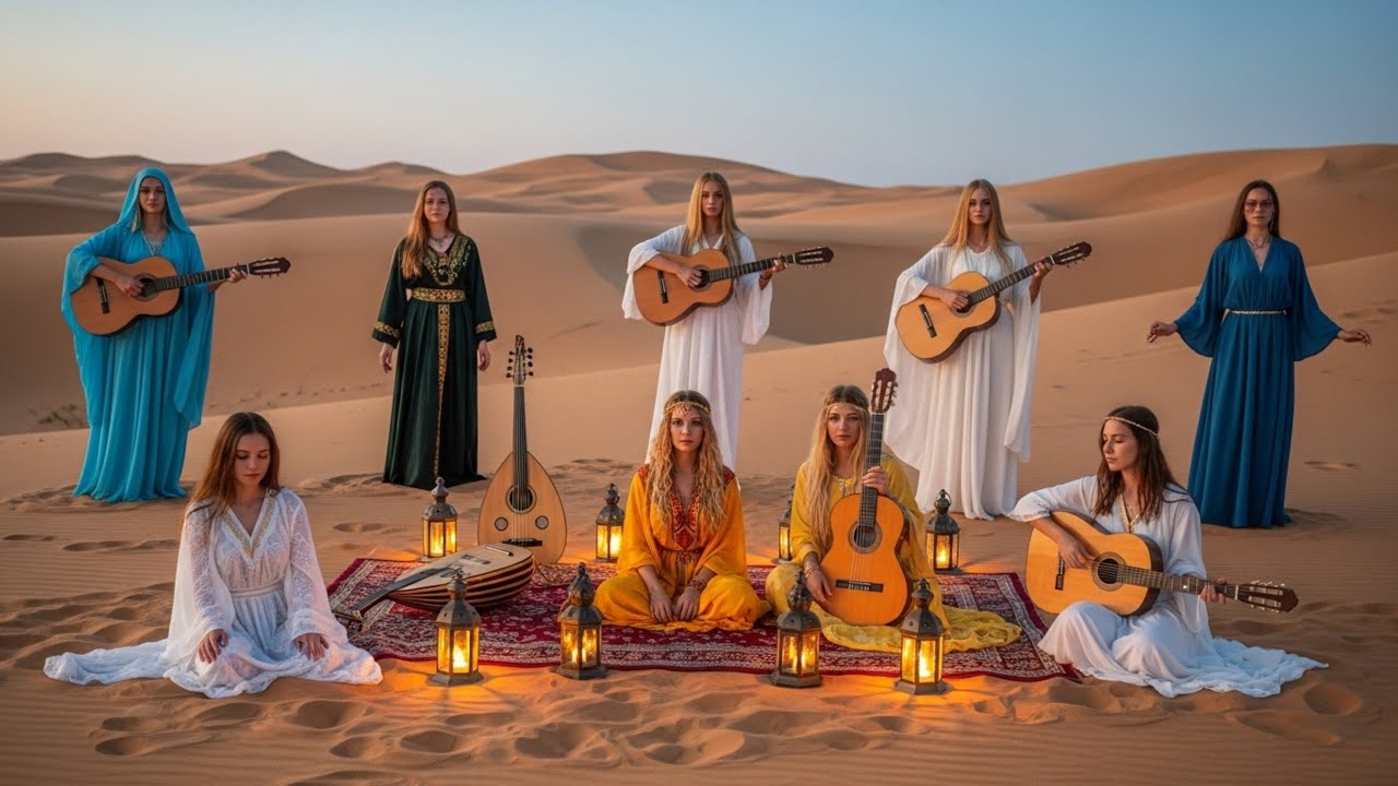 Sacred Sands – Oud & Flamenco Guitar | Spiritual Andalusian Desert Instrumental