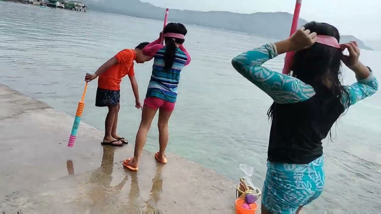 Having fun at  Trocio beach resort Mati Davao Oriental
