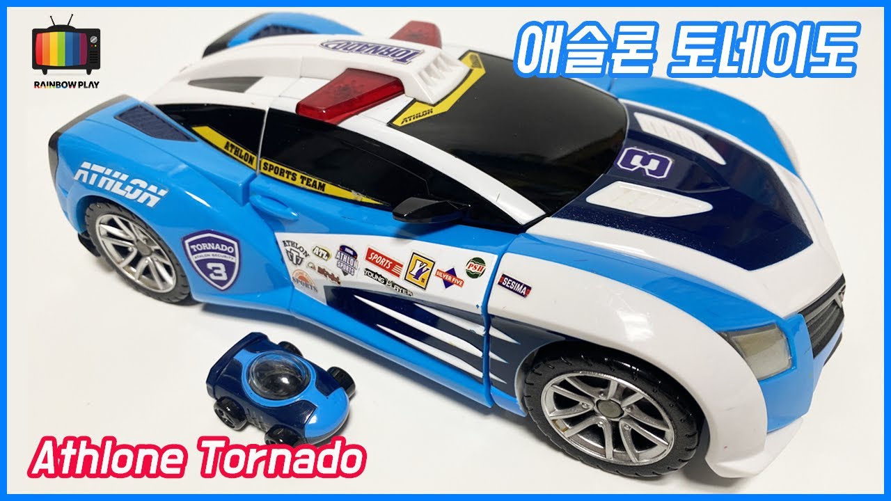 또봇 애슬론 토네이도 경찰차 변신 로봇 | Tobot Athlone Tornado Police Car Transformation Robot