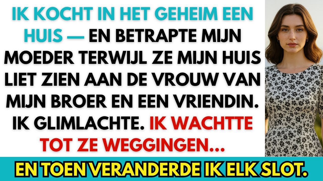 Ik kocht in het geheim een huis — toen betrapte ik mijn moeder die het liet zien aan mijn schoonzus
