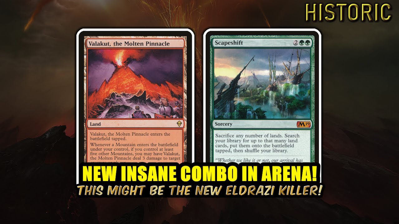 🔥🔥🔥 Did Valakut Just BREAK Historic?! &ndash; Valakut Scapeshift Combo | Historic BO3 | MTG Arena