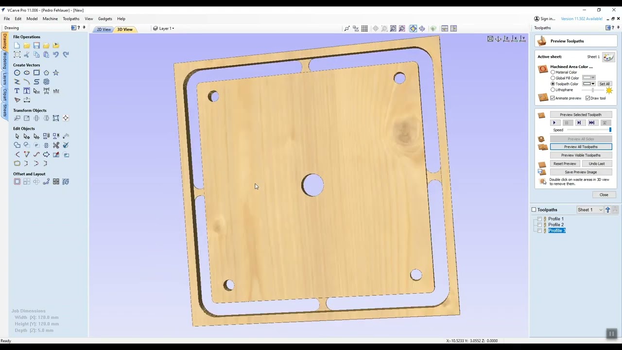 Vcarve Vectric Aspire - Replicación de Toolpath FACIL