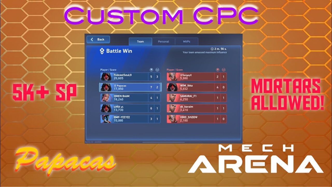 Mech Arena - Custom CPC with FederalSoul and Friends