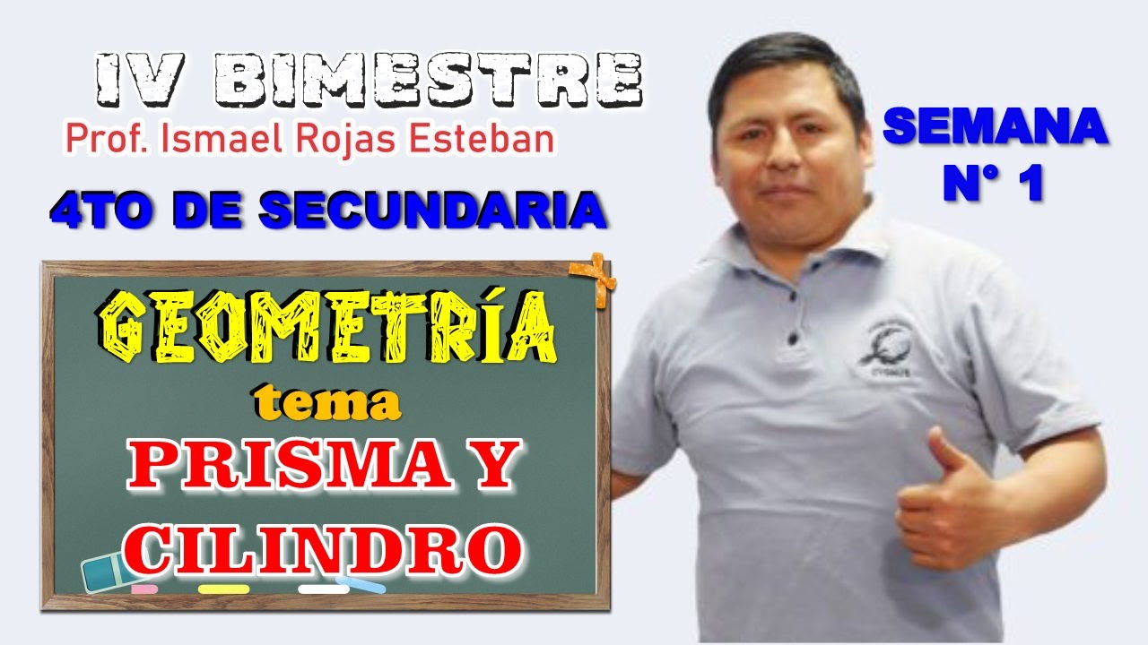 PRISMAS Y CILINDROS 4TO DE SECUNDARIA - PAMER