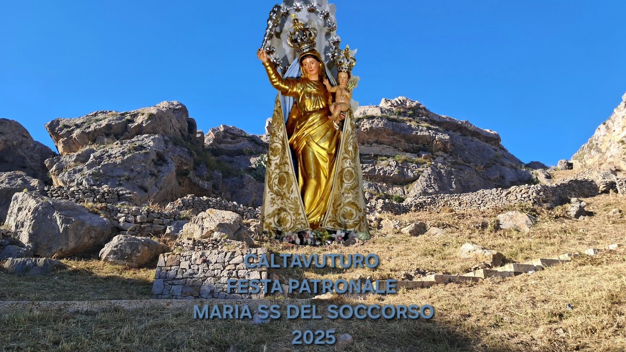 Caltavuturo (Processione Maria Ss Del Soccorso 2025)(Patrona Di Caltavuturo)