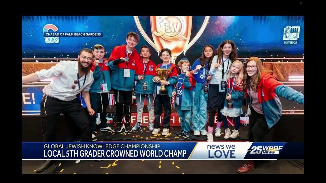 International Jewish Youth Championship&mdash;Winner from Palm Beach Gardens Chabad!