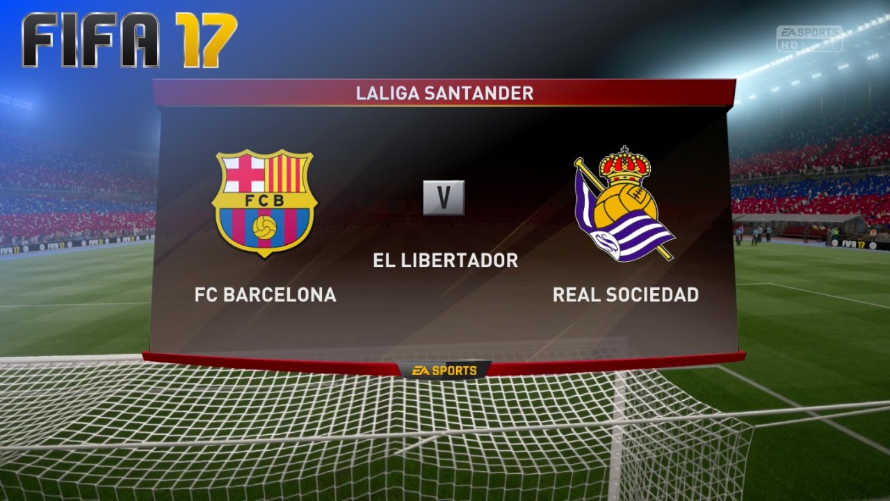 FIFA 17 - FC Barcelona vs. Real Sociedad @ El Libertador (Generic Camp Nou)