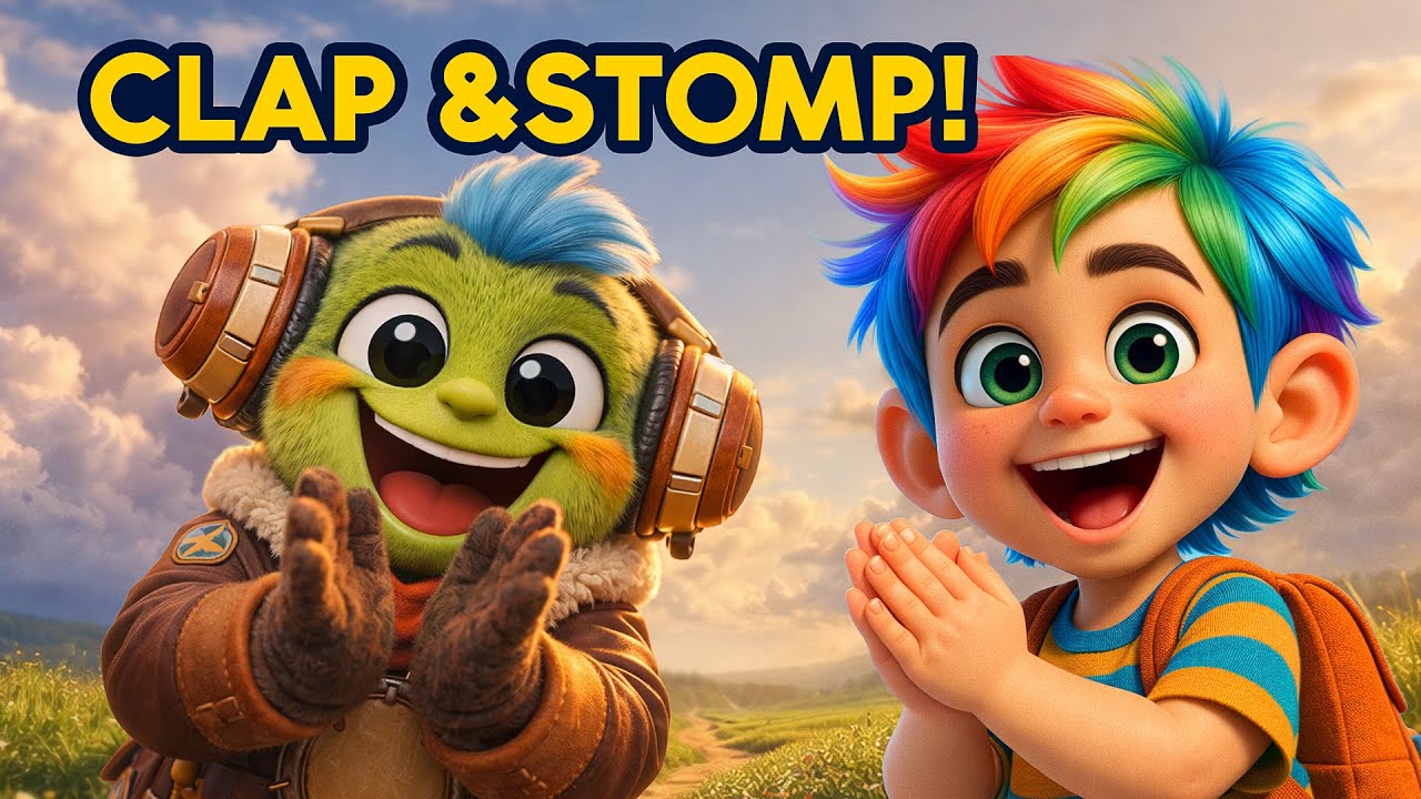 Clap & Stomp Song! 👏 Fun Rhythm Game for Kids (LuluBop Ep. 5)