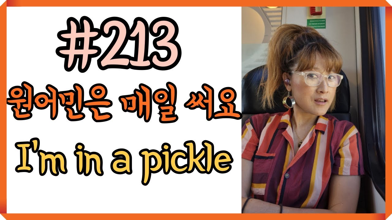 #213 나 피클 안에 있어(x)/바로 해석 안되면 꼭 보세요/원어민이 밥먹듯 쓰는 유용한 표현 #I'm in a pickle