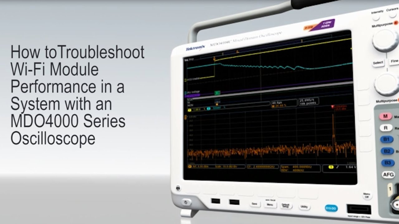 How to Troubleshoot Wi Fi Module Performance with an MDO4000