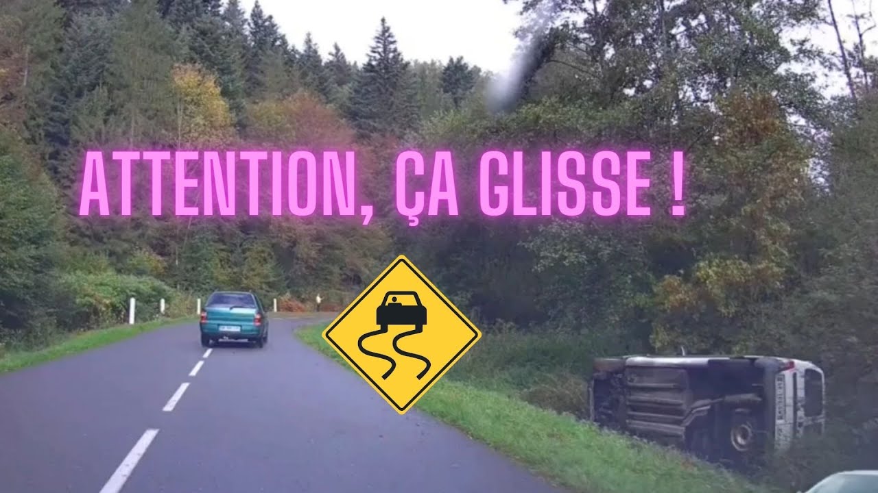 Les routes glissantes font des dégâts !