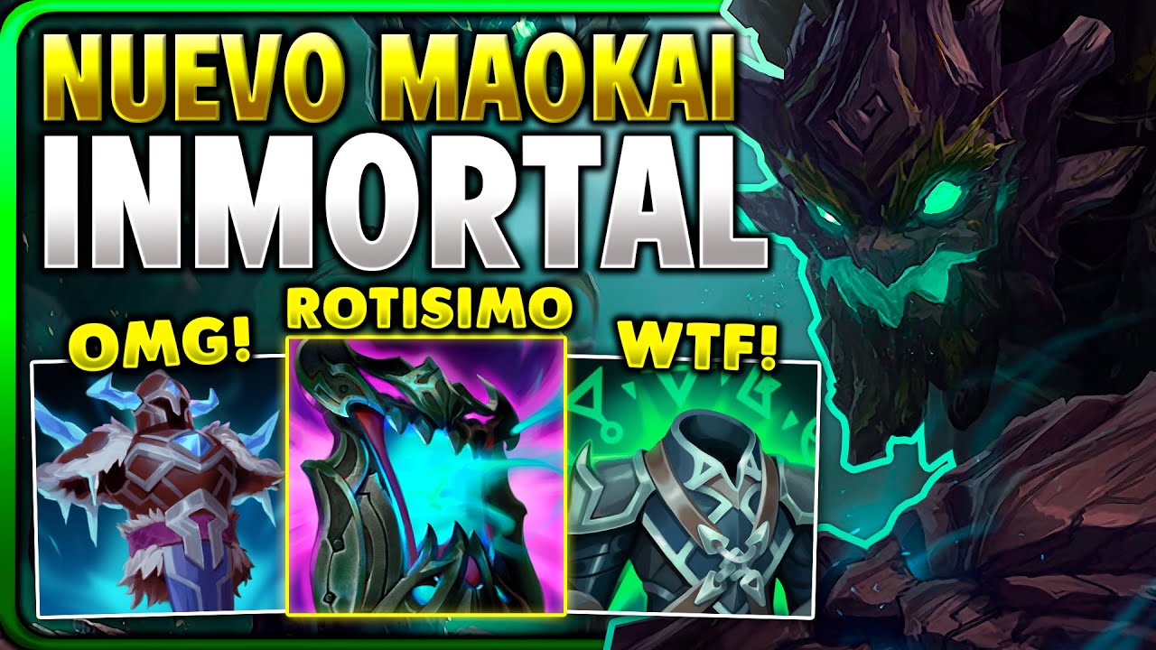 🤮¡El *NUEVO MAOKAI INMORTAL* DEJA SIN PALABRAS a los ENEMIGOS por su VIDA INFINITA y ONE SHOT!