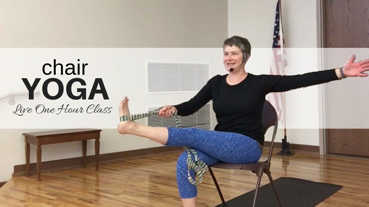 Senior Chair Yoga - Live One Hour Class