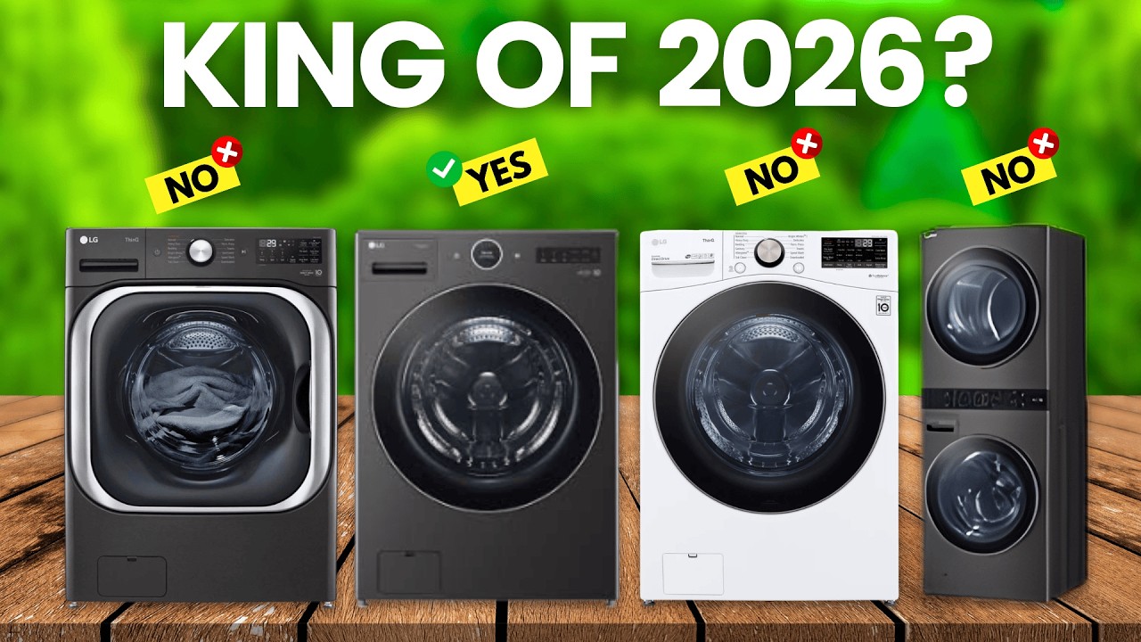 6 лучших стиральных машин LG 2026 года