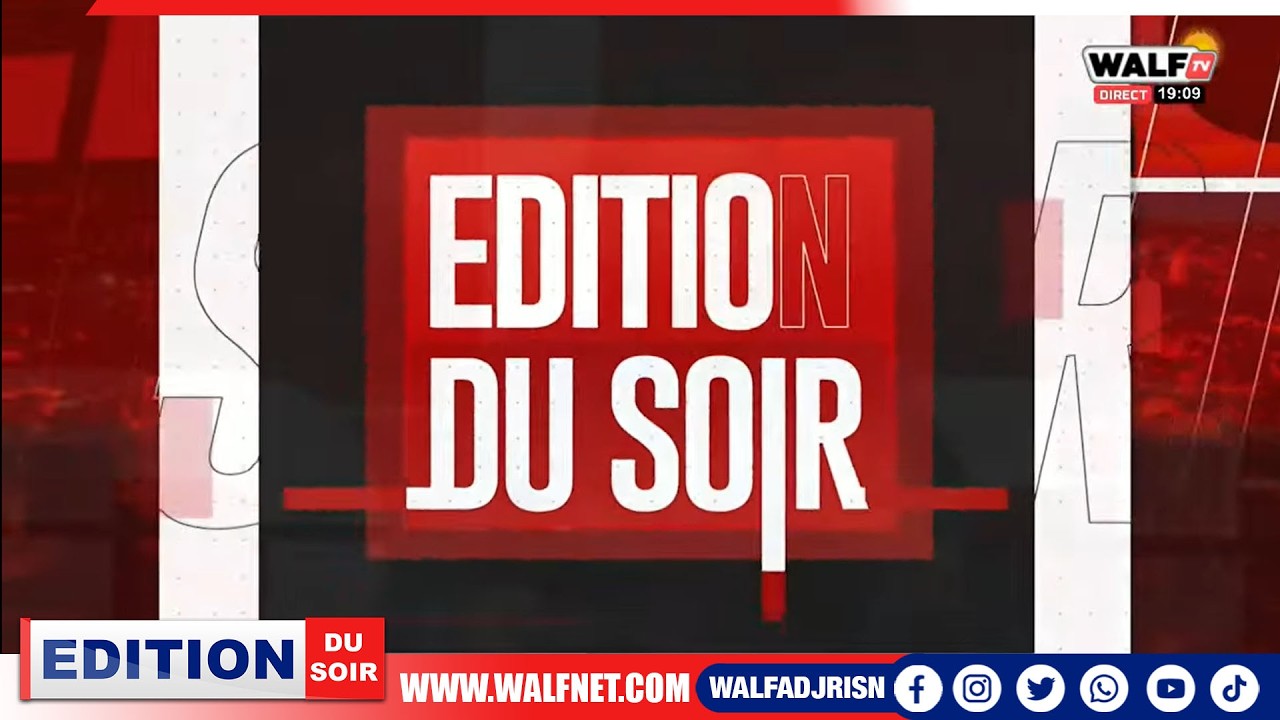 Edition Du Soir Du Mardi 14 Avril 2026 Invit&eacute; El Hadji Malick Youm / SG SAEMS Sur Walf  Tv