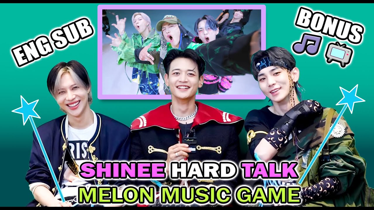 (ENG SUB CC edit) SHINee MELON Balance Relay Music Game シャイニー テミン Taemin Minho Key English JUICE