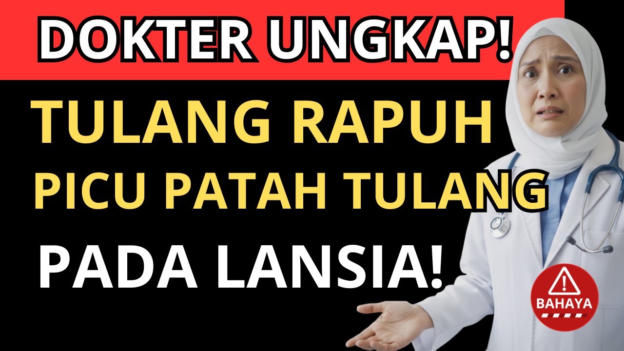 DOKTER UNGKAP!‼️TULANG RAPUH PADA LANSIA PICU PATAH TULANG