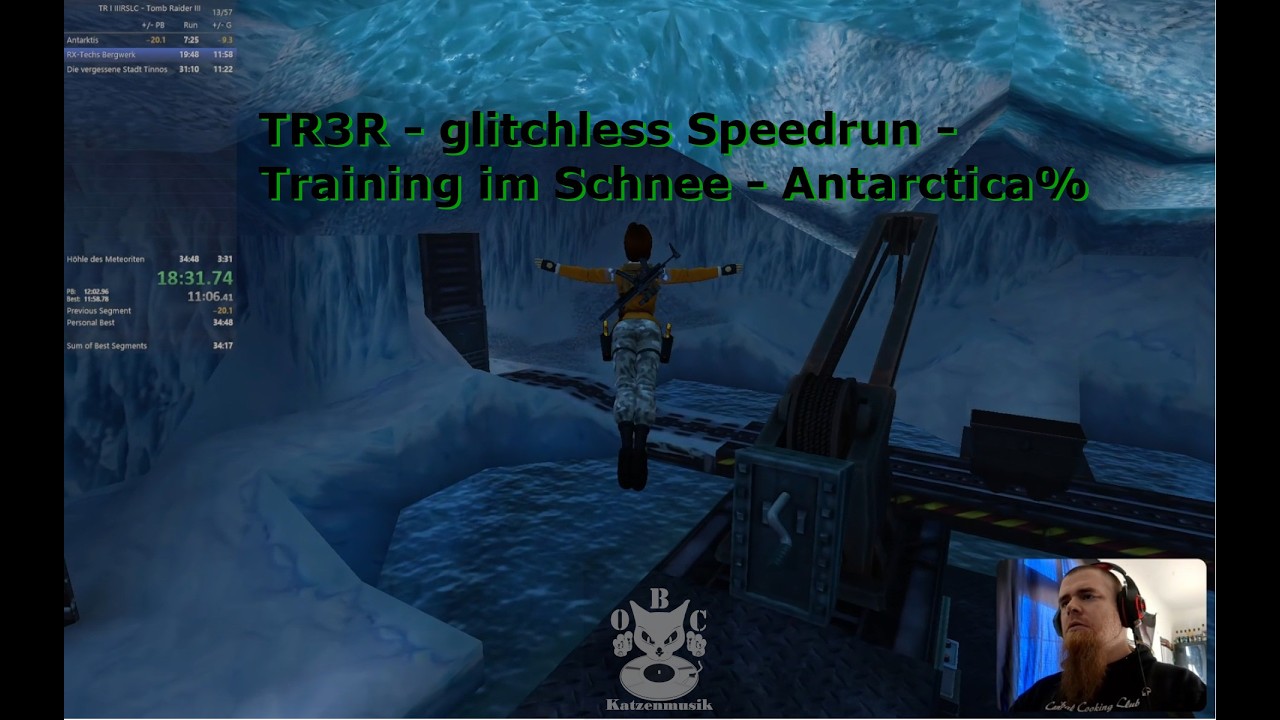 Tomb Raider III Remastered - Glitchless Speedrun - Folge 12: Training im Schnee