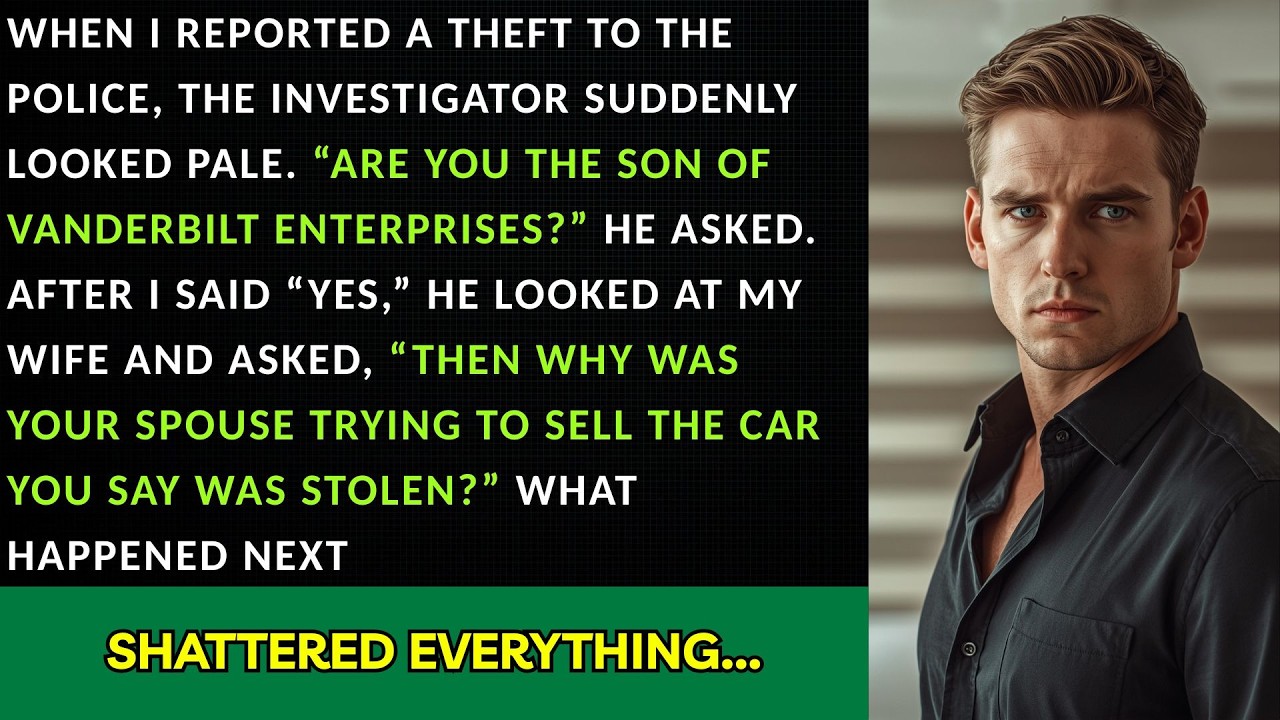 I Reported A Theft To The Police — Then The Investigator Looked At My Wife And Asked Something...