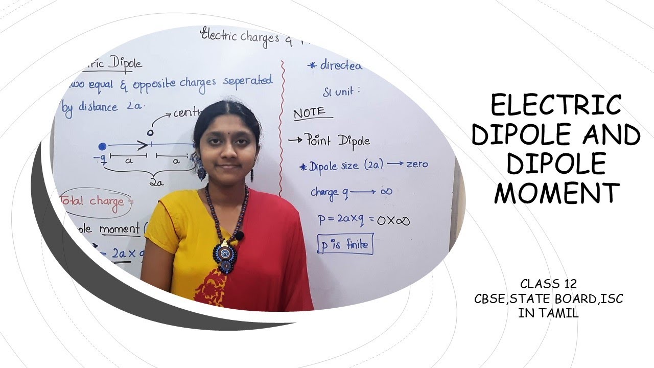 ELECTRIC DIPOLE AND DIPOLE MOMENT| IN TAMIL|CLASS 12 ELECTROSTATICS|