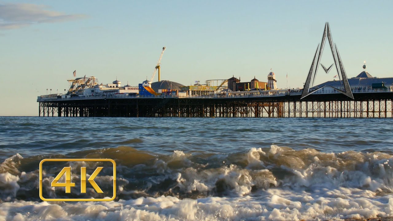 BRIGHTON in 4K | ENGLAND | COAST CITY