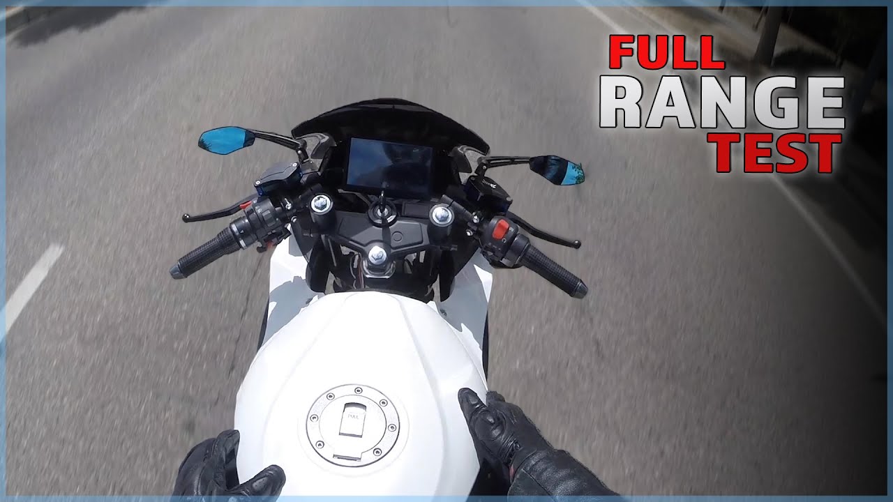 CHINESE ELECTRIC SPORTBIKE | Full RANGE TEST on One Charge