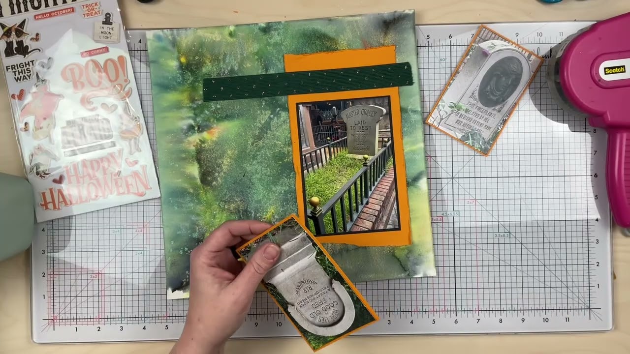 Scrapbook Process: Haunted // Follow a Sketch February 2026 // Day 3 // 