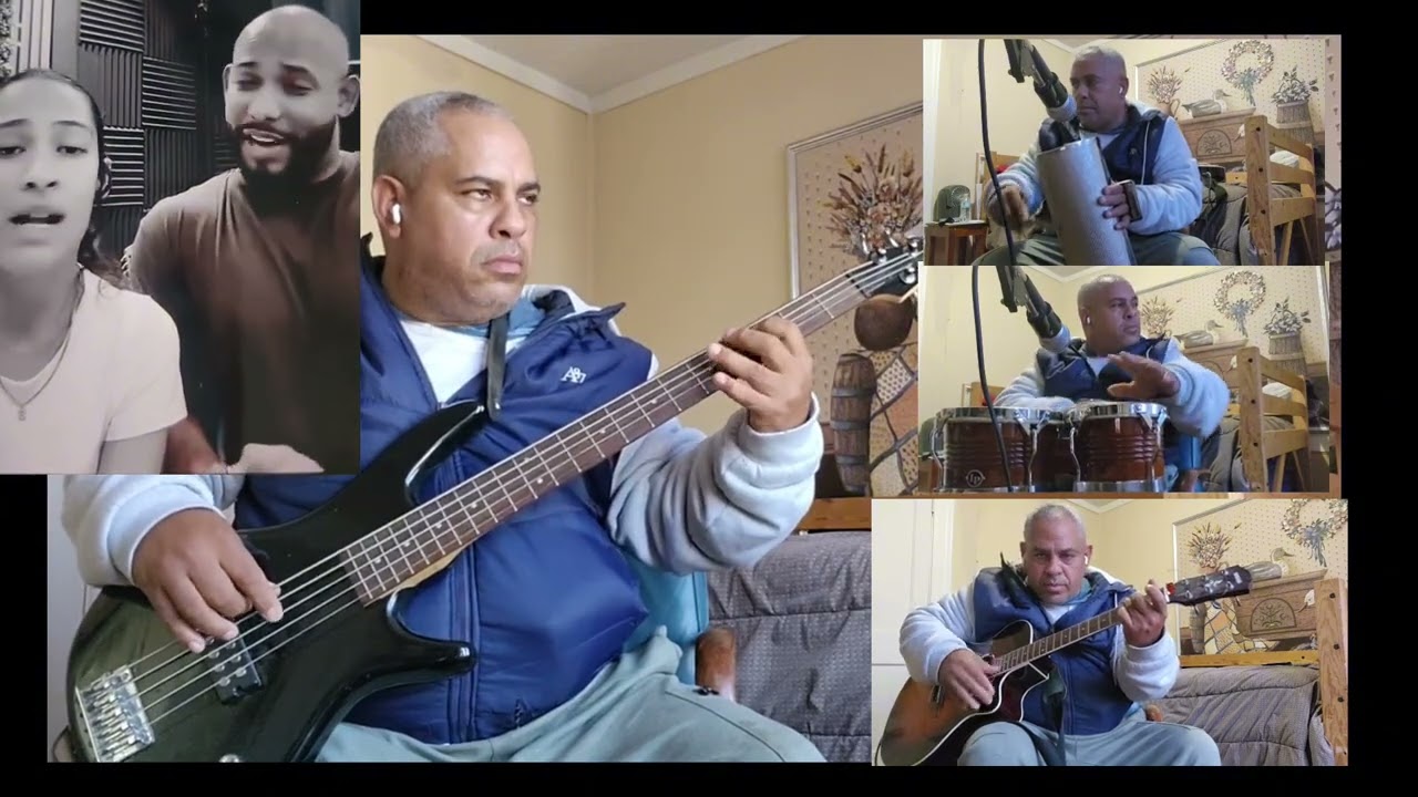 Estas dos personas cantan lindo  y yo practicando  un poco