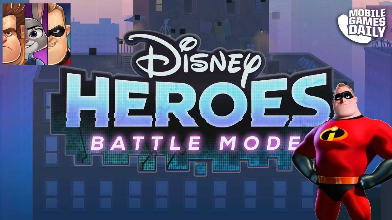 DISNEY HEROES Battle Mode Gameplay Walkthrough Part 1 (iOS Android)