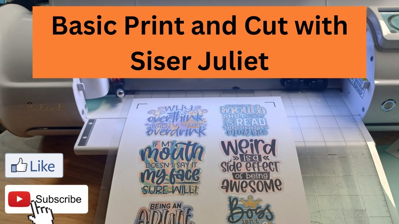 Basic Print and Cut with Siser Juliet by Swift Creek Customs