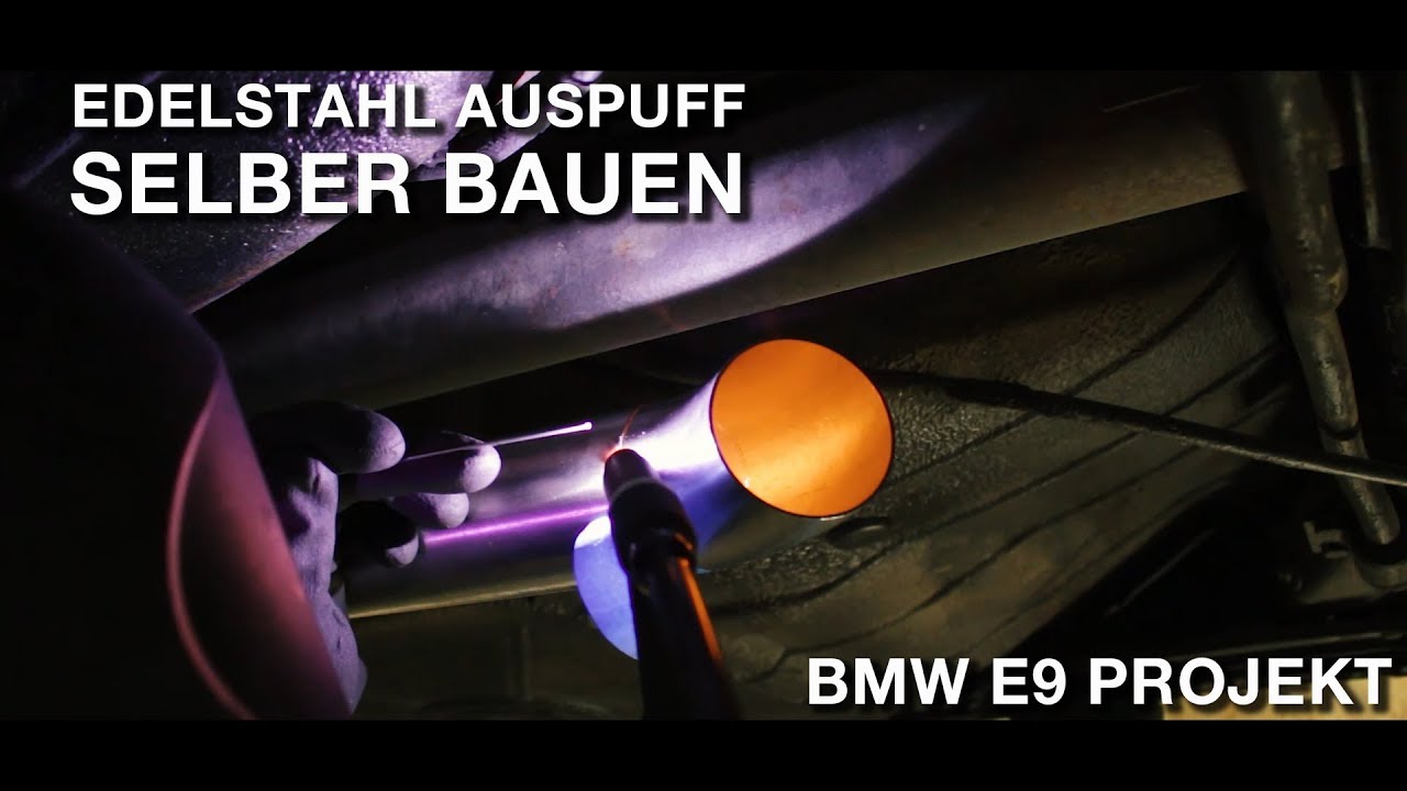 Edelstahl Abgasanlage selber bauen & WIG Schweißen | Teil 2 - BMW 3.0CS Projekt  [E9-03]