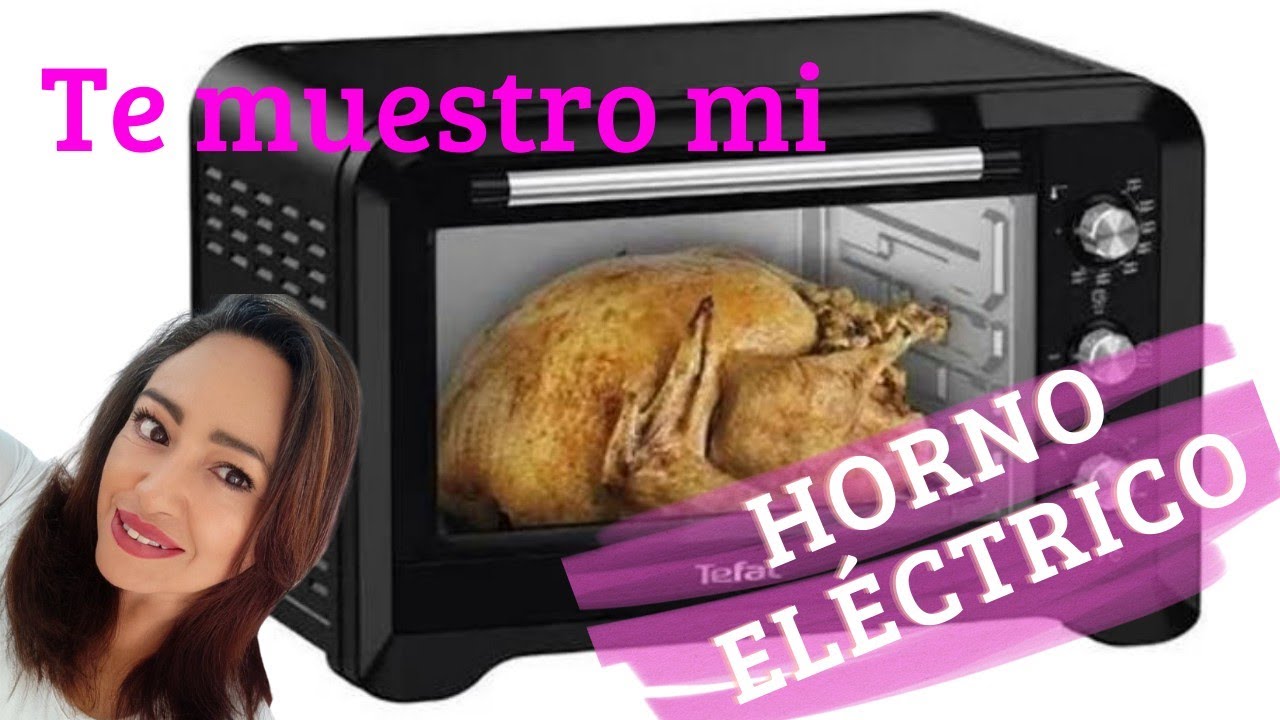 les muestro mi horno tostador extra grande de 40 litros marca T-Fal
