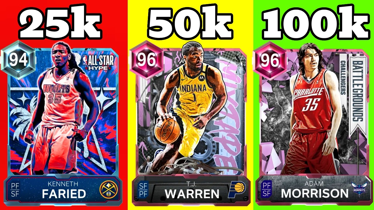 ТОП-5 КАРТ ЗА 25K, 50K, 100K MT В NBA 2K26 MYTEAM!