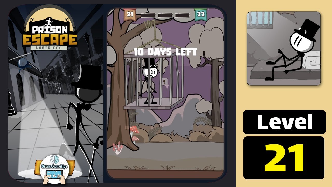 Prison Escape Stickman Story Level 21 Walkthrough