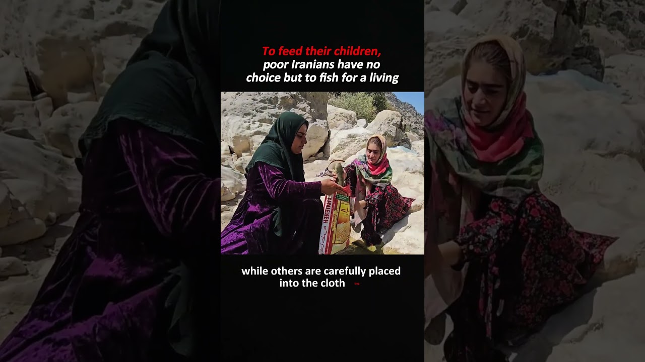 To feed their children, poor Iranians have no choice but to fish for a living  #family #learn #fyp