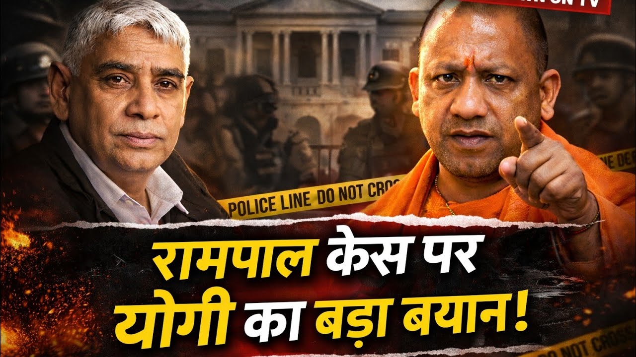 रामपाल केस पर योगी आदित्यनाथ का बड़ा बयान | पूरा क्लिप। 
