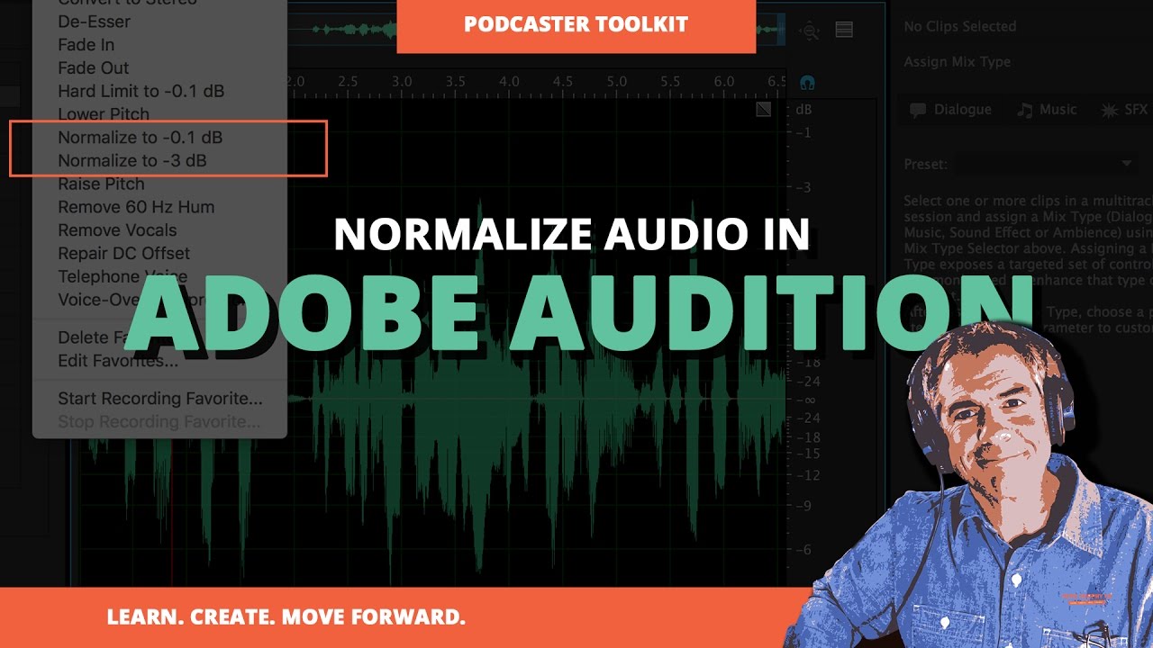 How To Normalize Your Podcast Audio in Adobe Audition