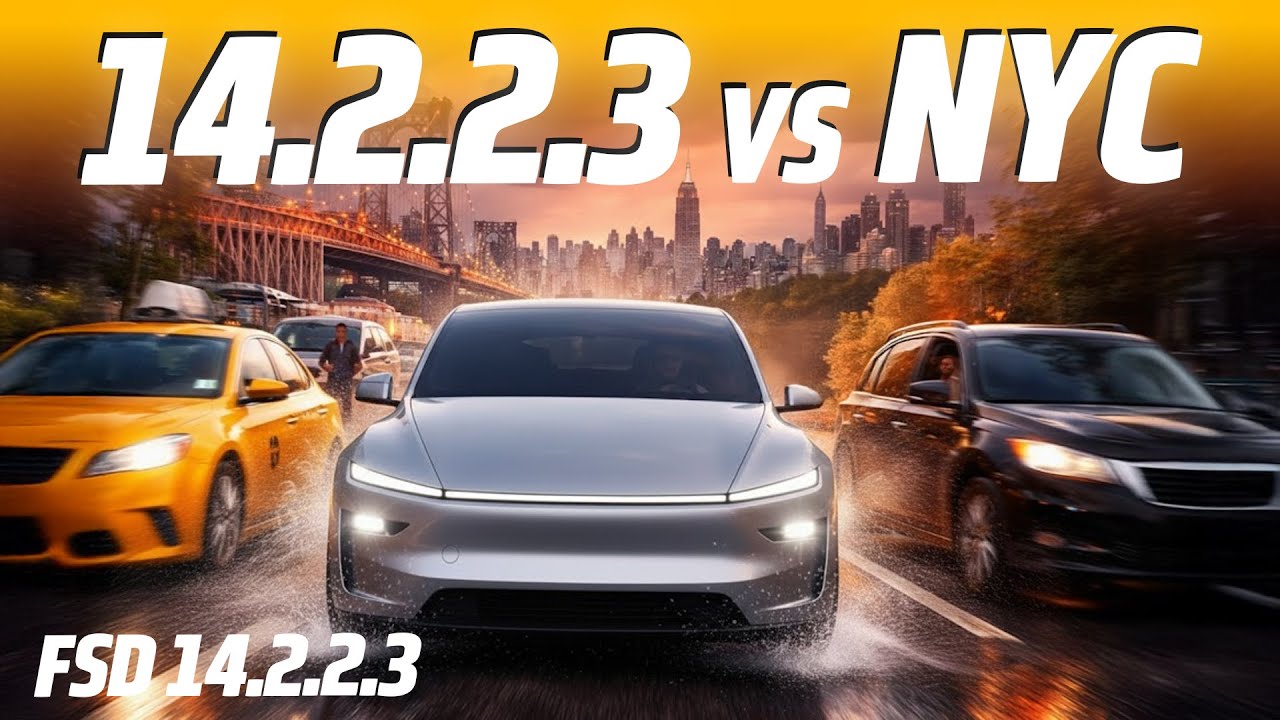 Tesla FSD 14.2.2.3: Manhattan to Queens Chaos!