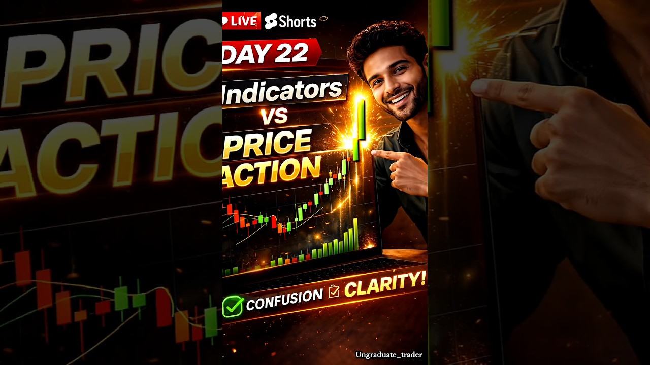 Day 22= Indicators vs Price Action 🔥 Chart saaf karo, Profit badhao |Trading Secrets|