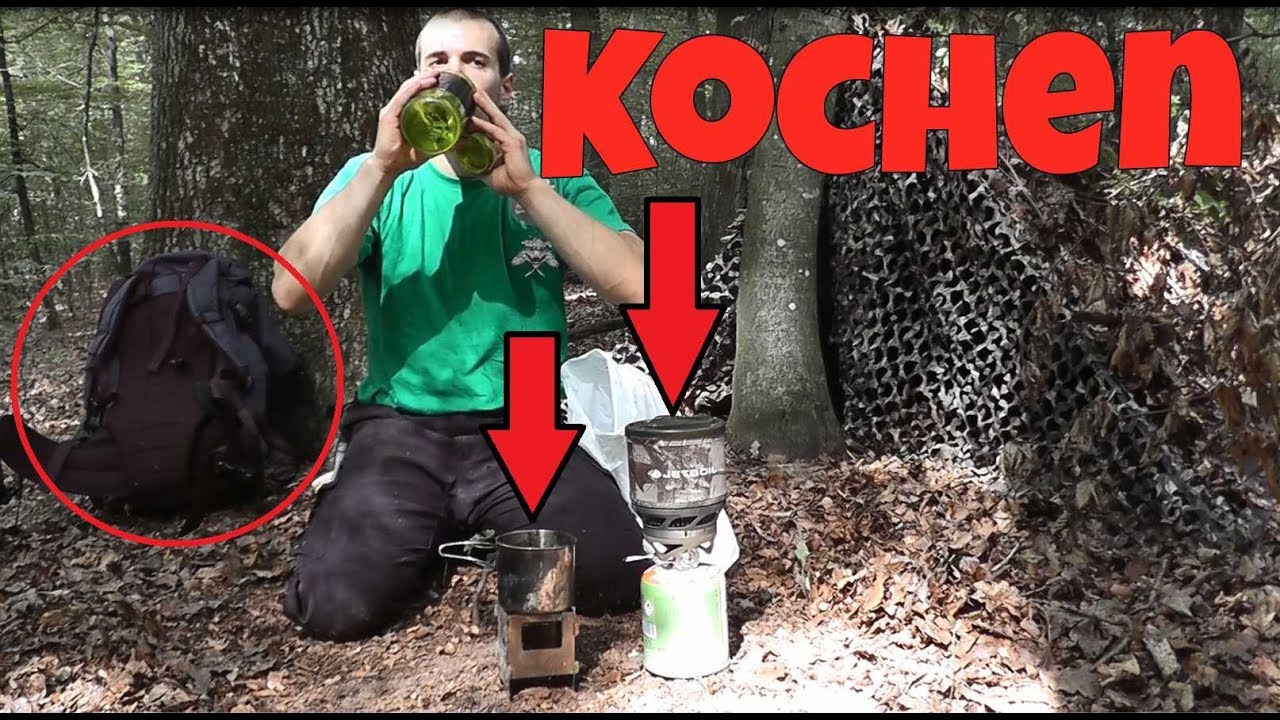 Stealth Camping Regeln, Tarnung im Wald, Tipps für Bushcraft Teil 3 / Kochen und Feuer