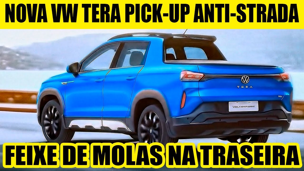 O BICHO PEGOU P/ STRADA - NOVA VW UDARA (TERA PICK-UP) VEM COM FEIXE DE MOLAS
