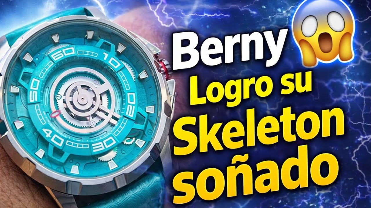 RELOJ BERNY AM198M POR FIN SU SKELETON