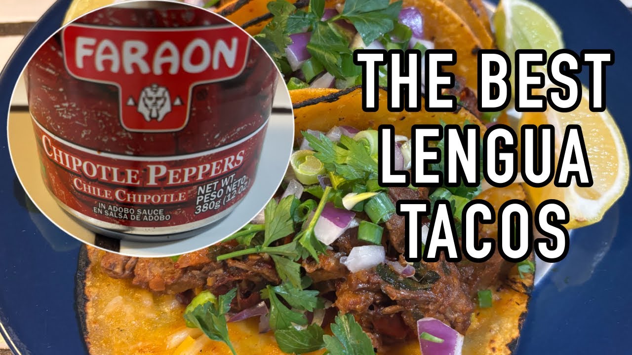 PORK TONGUE, TACOS RECIPE | EASY TACO RECIPE #DELENGUATACOS #PORKTACOS #CHEFHITDICE