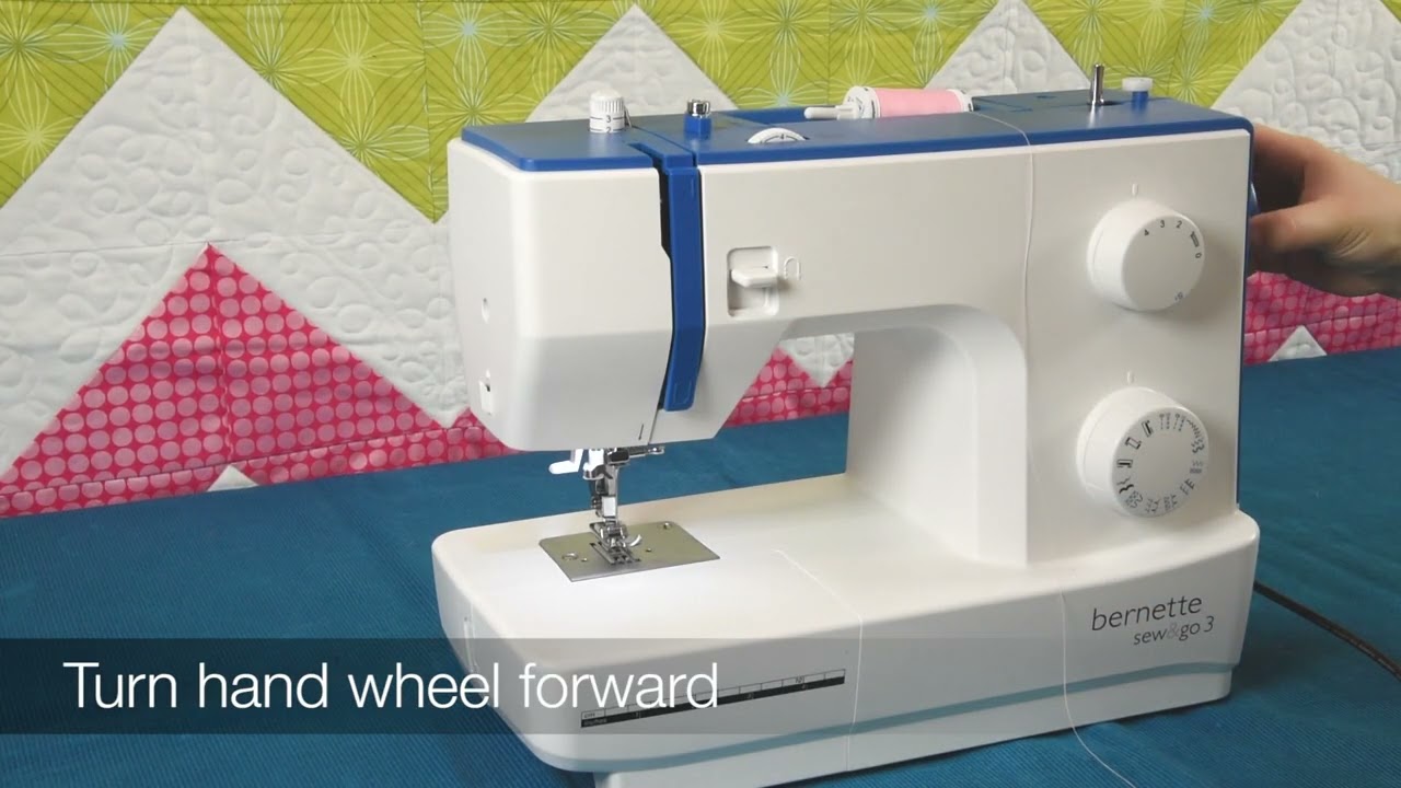 Bernette sew&go 1, 3 + 5: nawlekanie i przygotowanie do szycia